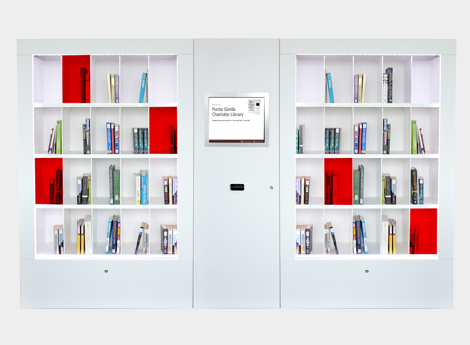 Intelligent Return Shelving 10 Intelligent shelving with books