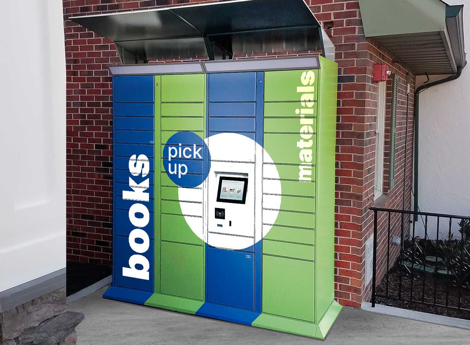 Pick Up Lockers 9 remoteLocker outdoor with graphic wrap