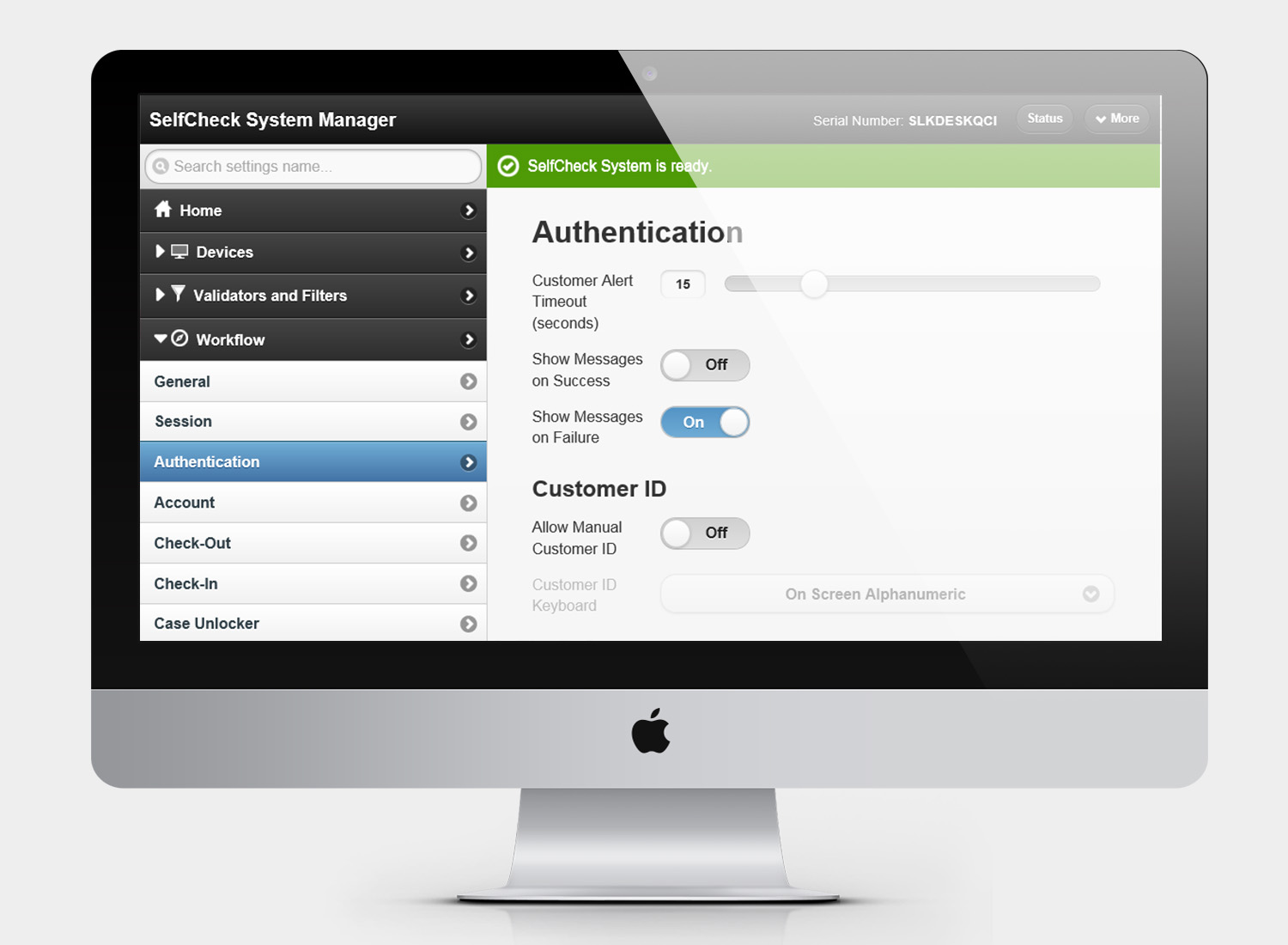 Self-Service Checkout 8 Self service system manager workflows