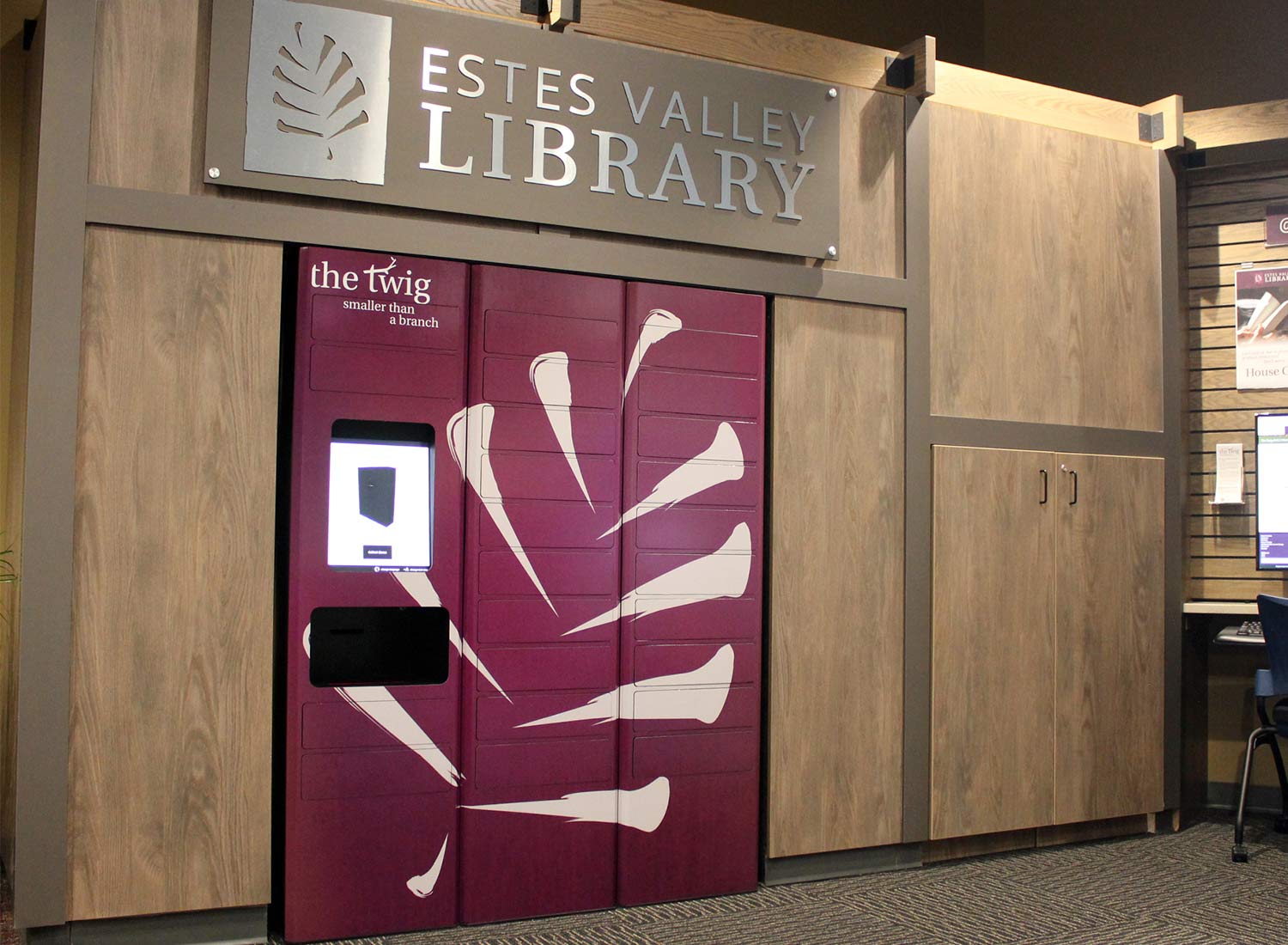 Pick Up Lockers 16 The twig remoteLocker at Estes Park Library