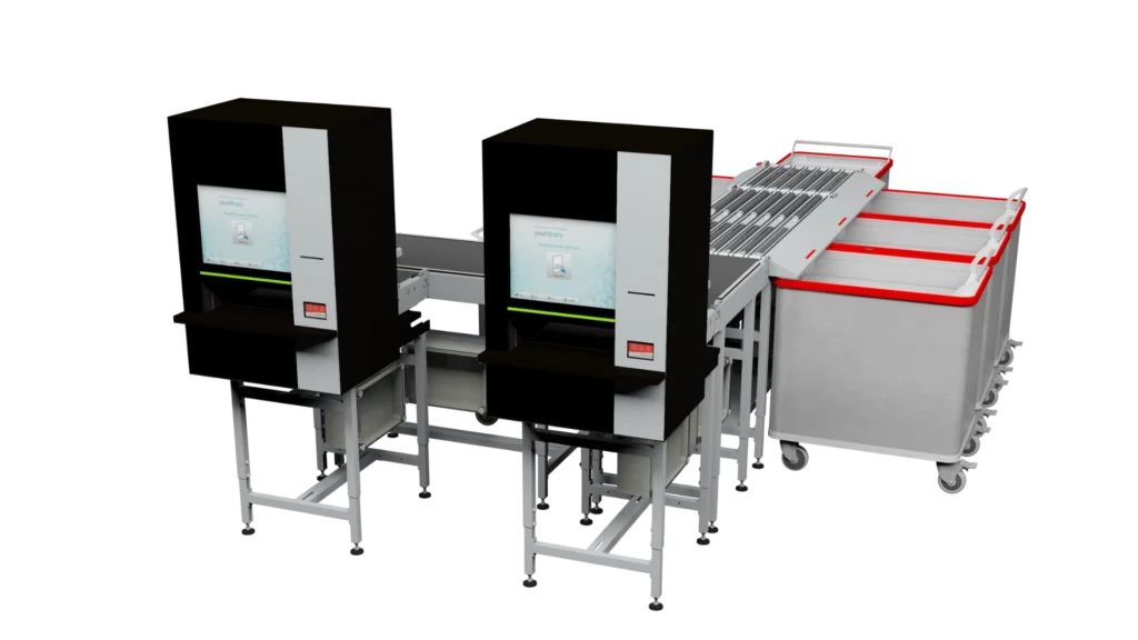 dual-panel flexAMH induction stations for high-traffic areas