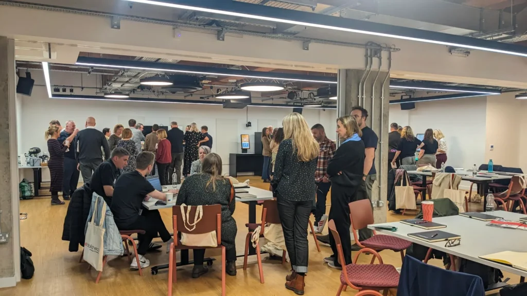 North Roadshow Success: Inspiring Libraries, Sparking Ideas, and Showcasing Innovation 4 Library professionals attending the Bibliotheca Helpdesk breakout session at the North Roadshow, The Stockroom