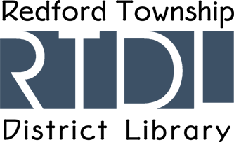 Redford Township District Library logo.
